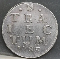 2 Stuiver 1785 Utrecht — Dubbele Wapenstuiver voorzijde