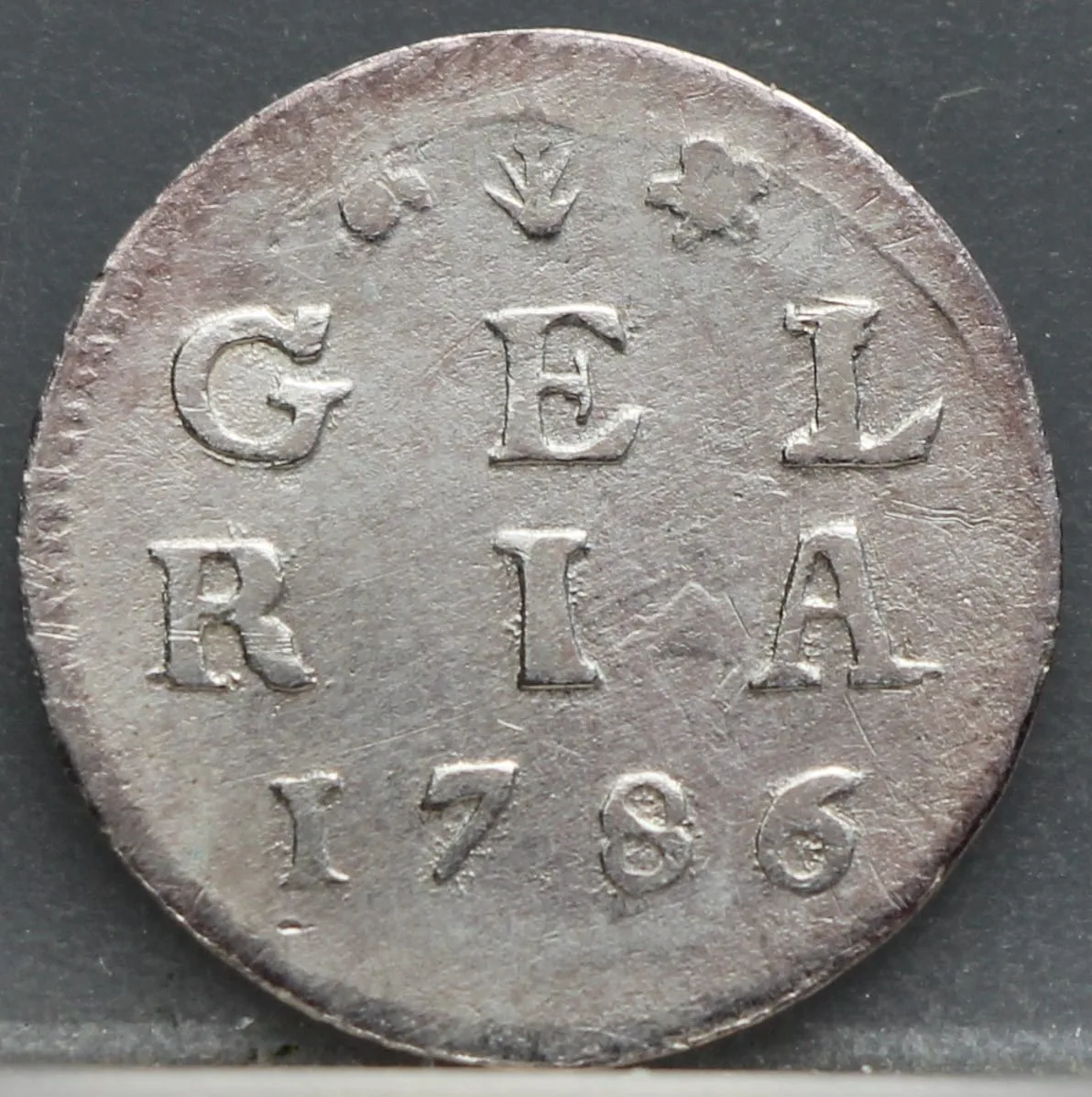 2 Stuiver 1786 – Dubbele Wapenstuiver Gelderland voorzijde