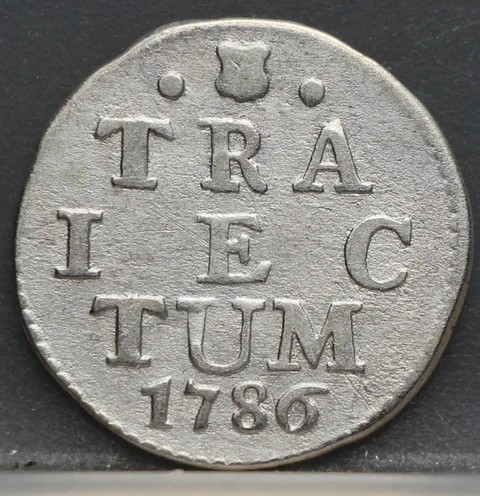 2 Stuiver 1786 — Dubbele Wapenstuiver Utrecht
