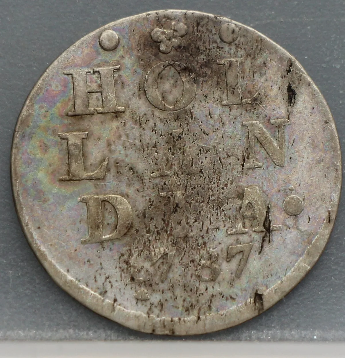 2 Stuiver 1787 — Dubbele Wapenstuiver Holland voorzijde