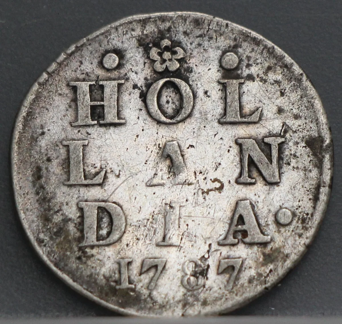 2 Stuiver 1787 — Dubbele Wapenstuiver Holland voorzijde