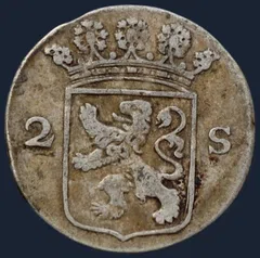 2 Stuiver 1787 Holland — Dubbele Wapenstuiver 1787