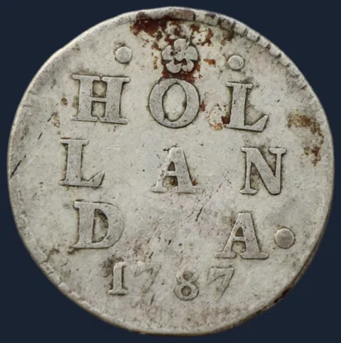 2 Stuiver 1787 Holland — Dubbele Wapenstuiver Holland