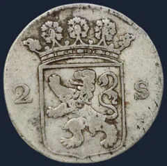 2 Stuiver 1787 Holland — Dubbele Wapenstuiver Holland