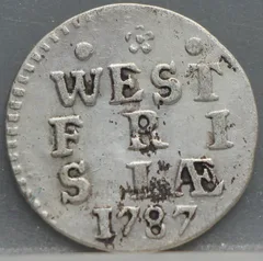 2 Stuiver 1787 West-Friesland voorzijde