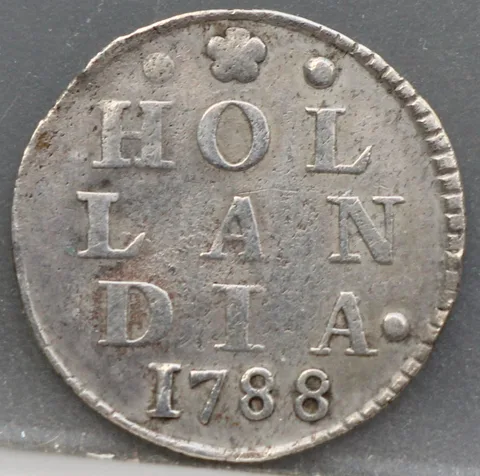 2 Stuiver 1788 — Dubbele Wapenstuiver Holland