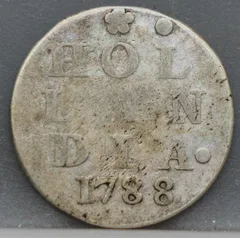 2 Stuiver 1788 Holland — Dubbele Wapenstuiver voorzijde
