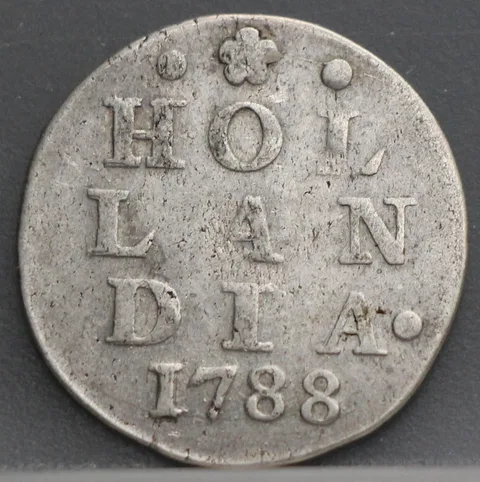 2 Stuiver 1788 Holland — Dubbele Wapenstuiver