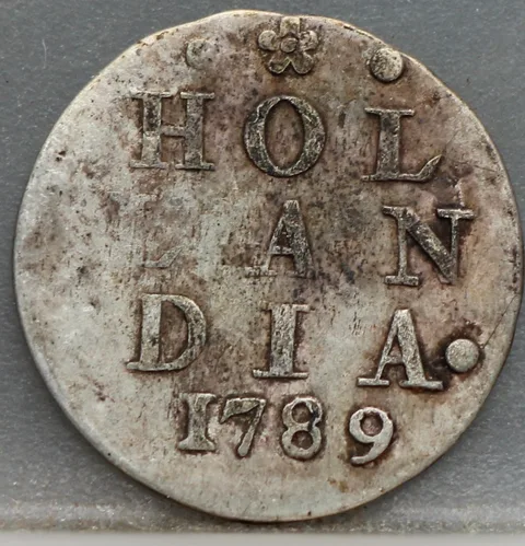2 Stuiver 1789 Holland — Dubbele Wapenstuiver