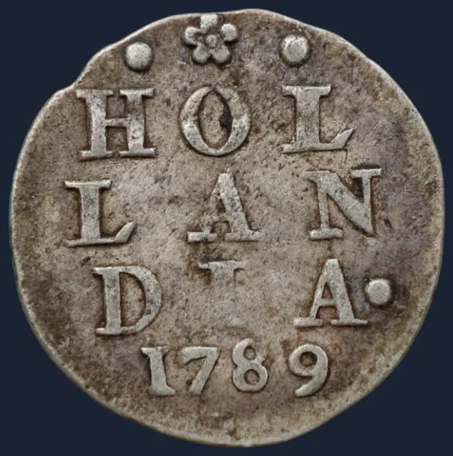 2 Stuiver 1789 Holland — Dubbele Wapenstuiver 1789