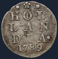 2 Stuiver 1789 Holland — Dubbele Wapenstuiver 1789