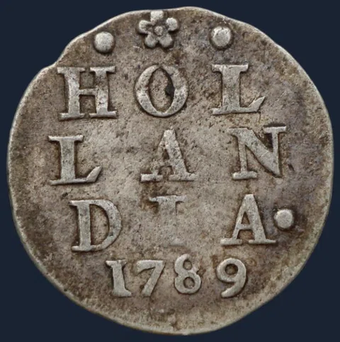 2 Stuiver 1789 Holland — Dubbele Wapenstuiver 1789