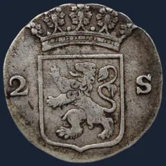 2 Stuiver 1789 Holland — Dubbele Wapenstuiver 1789