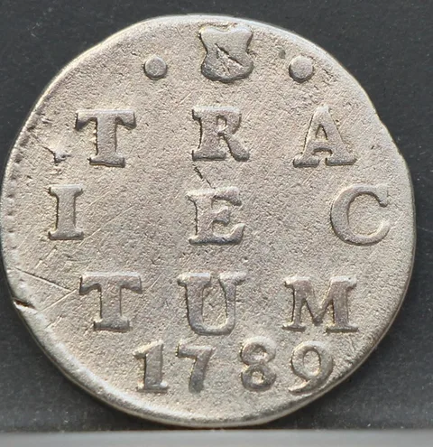 2 Stuiver 1789 Utrecht — Dubbele Wapenstuiver