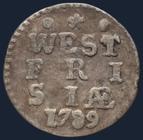 2 Stuiver 1789 West-Friesland