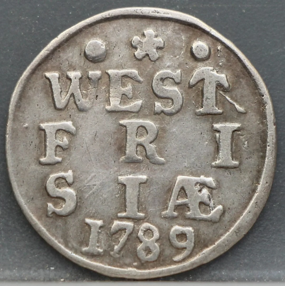 2 Stuiver 1789 — West-Friesland Zilver voorzijde