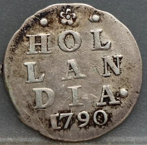 2 Stuiver 1790 — Dubbele Wapenstuiver Holland