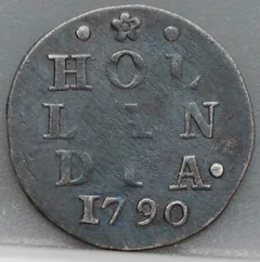 2 Stuiver 1790 Holland voorzijde