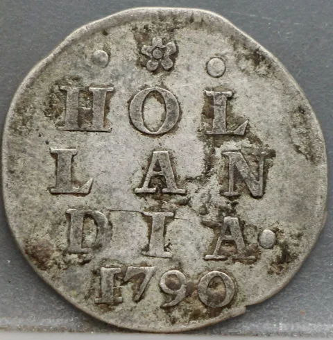 2 Stuiver 1790 Holland — Dubbele Wapenstuiver