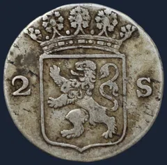 2 Stuiver 1790 Holland — Dubbele Wapenstuiver 1790 Holland