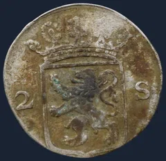 2 Stuiver 1790 Holland — Dubbele Wapenstuiver 1790 Holland