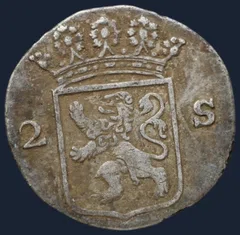 2 Stuiver 1790 Holland — Dubbele Wapenstuiver 1790 Holland