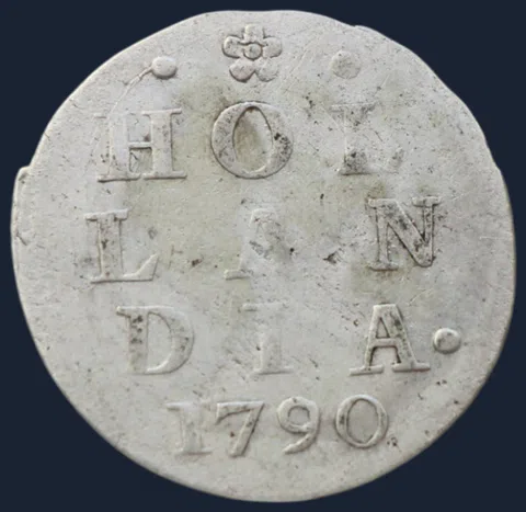 2 Stuiver 1790 Holland — Dubbele Wapenstuiver 1790