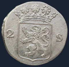 2 Stuiver 1790 Holland — Dubbele Wapenstuiver 1790
