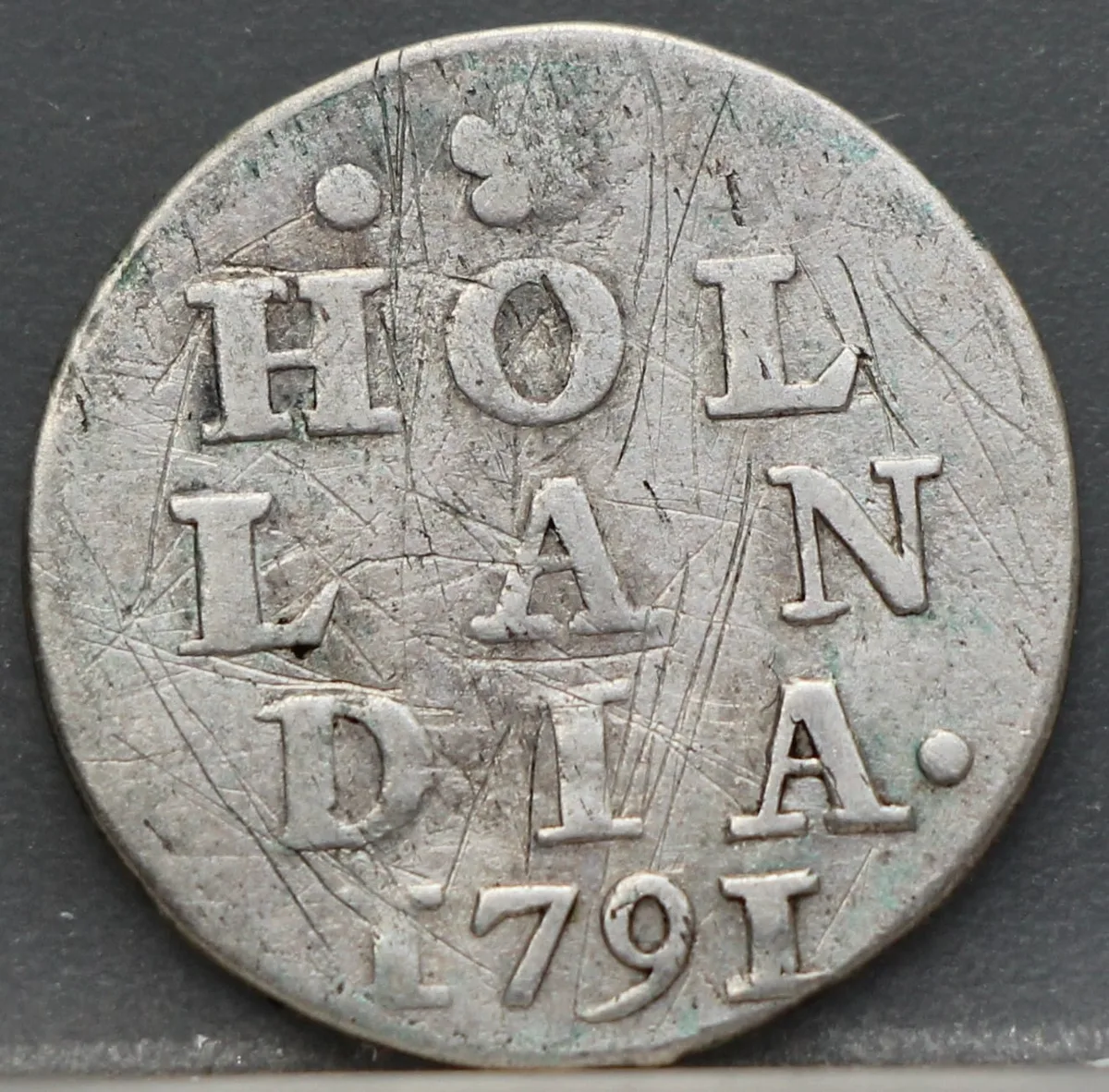 2 Stuiver 1791 Holland — Dubbele Wapenstuiver voorzijde, 2 stuiver (dubbele wapenstuiver)