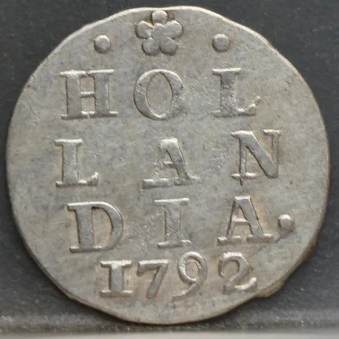 2 Stuiver 1792 — Dubbele Wapenstuiver Holland