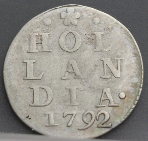 2 Stuiver 1792 Holland — Dubbele Wapenstuiver
