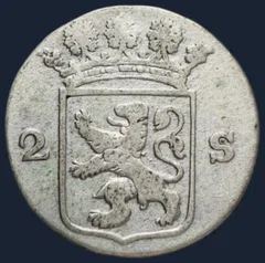2 Stuiver 1792 Holland