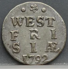 2 Stuiver 1792 West-Friesland voorzijde