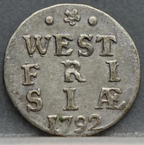 2 Stuiver 1792 West-Friesland