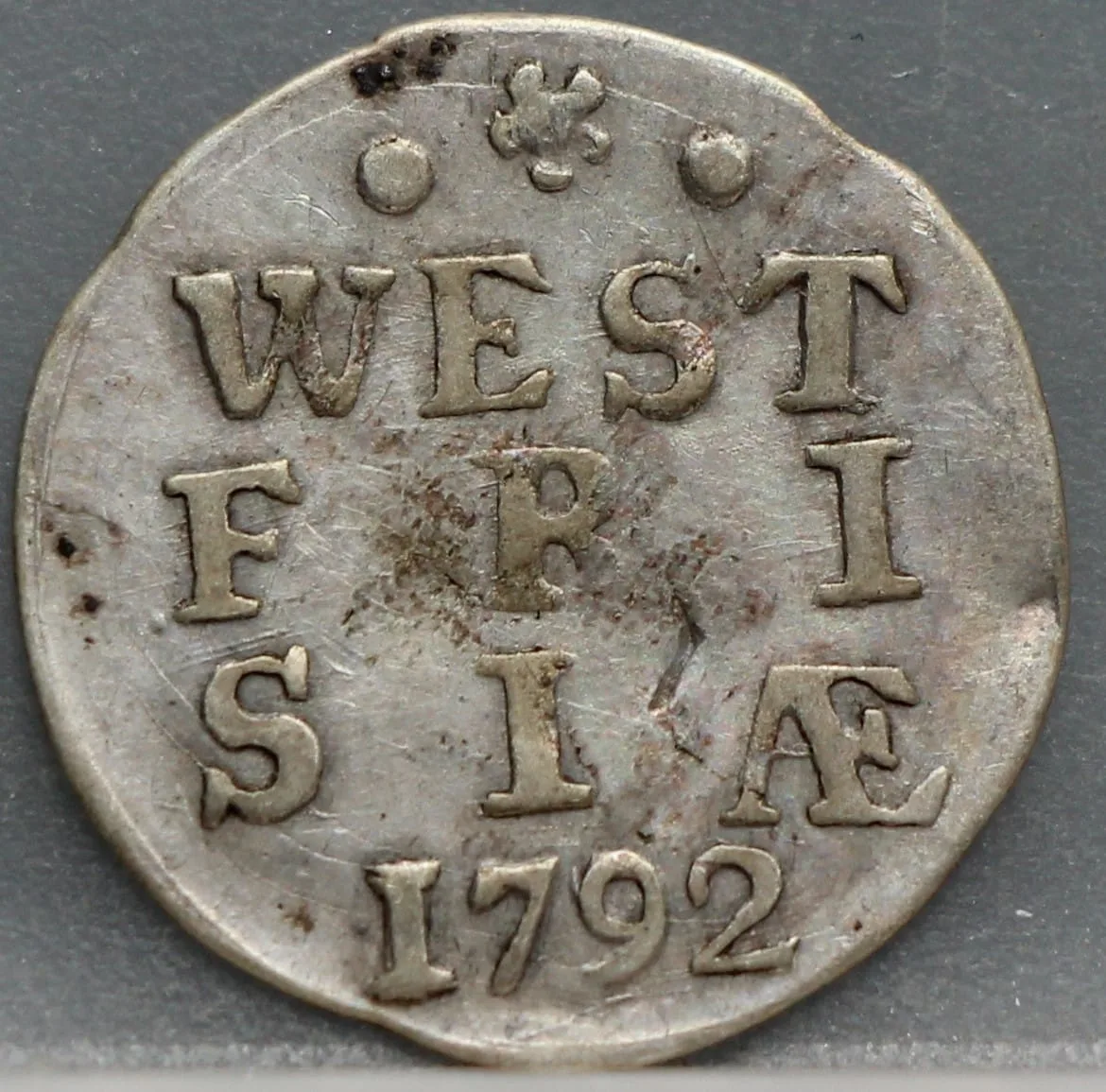 2 Stuiver 1792 West-Friesland voorzijde