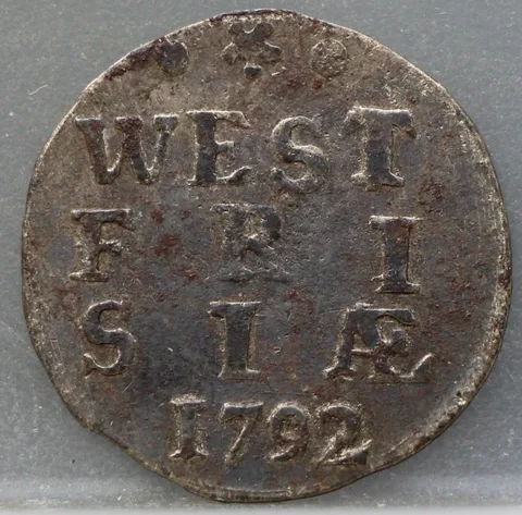 2 Stuiver 1792 West-Friesland — Zilver