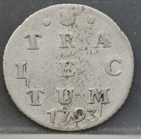 2 Stuiver 1793 Utrecht — Dubbele Wapenstuiver 1 793 kabelrand