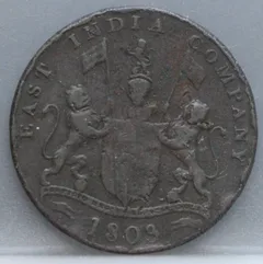 20 Cash 1803 Madras — East India Company achterzijde