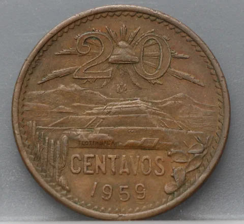 20 Centavos 1959 Mexico