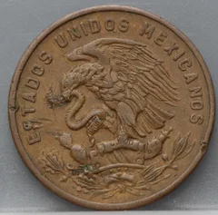 20 Centavos 1959 Mexico achterzijde