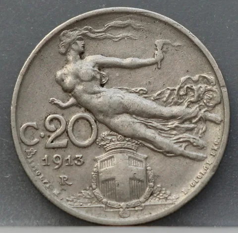 20 Centesimi 1913 Italië — Nikkel