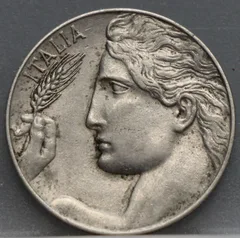 20 Centesimi 1921 Italië — Nikkel achterzijde