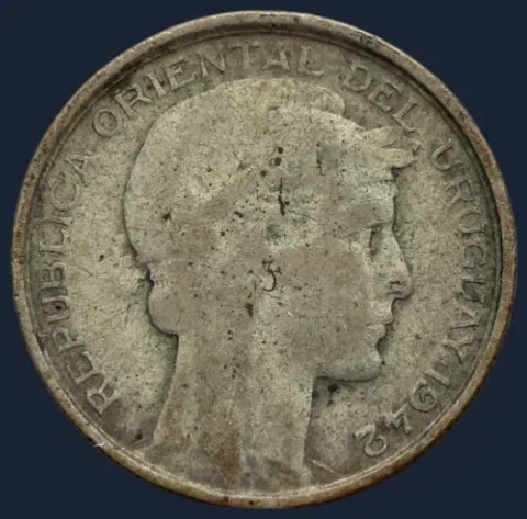 20 centésimos 1942 Uruguay