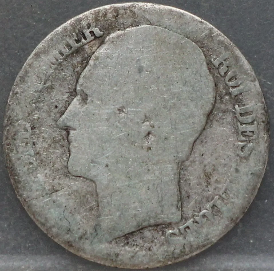 20 Centimes 1852 België voorzijde