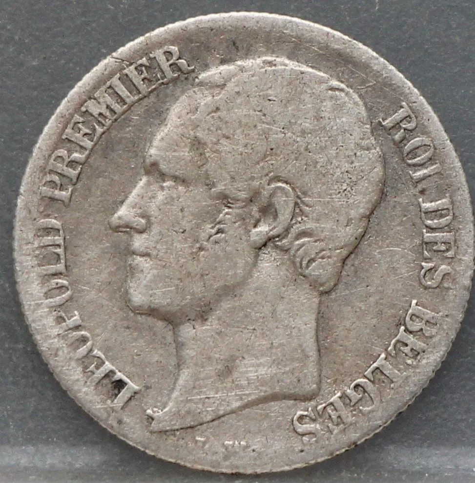 20 Centimes 1853 België voorzijde