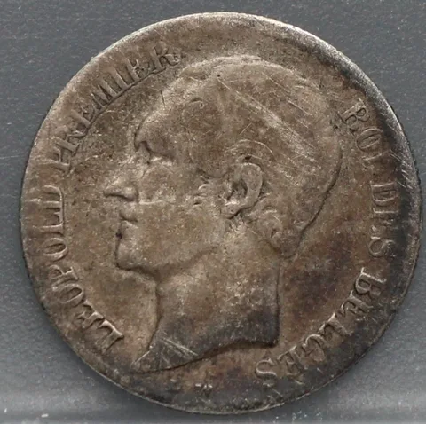 20 Centimes 1853 België Zilver