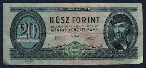 20 Forint 1969 Hongarije