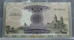 20 Gulden 1939 Emma — NVMH 58-1 achterzijde