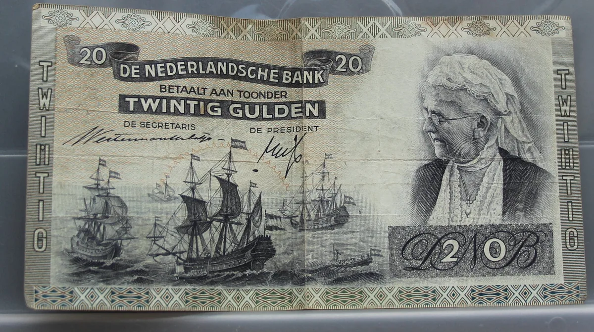 20 Gulden 1939 Emma — NVMH 58-1 Replacement voorzijde