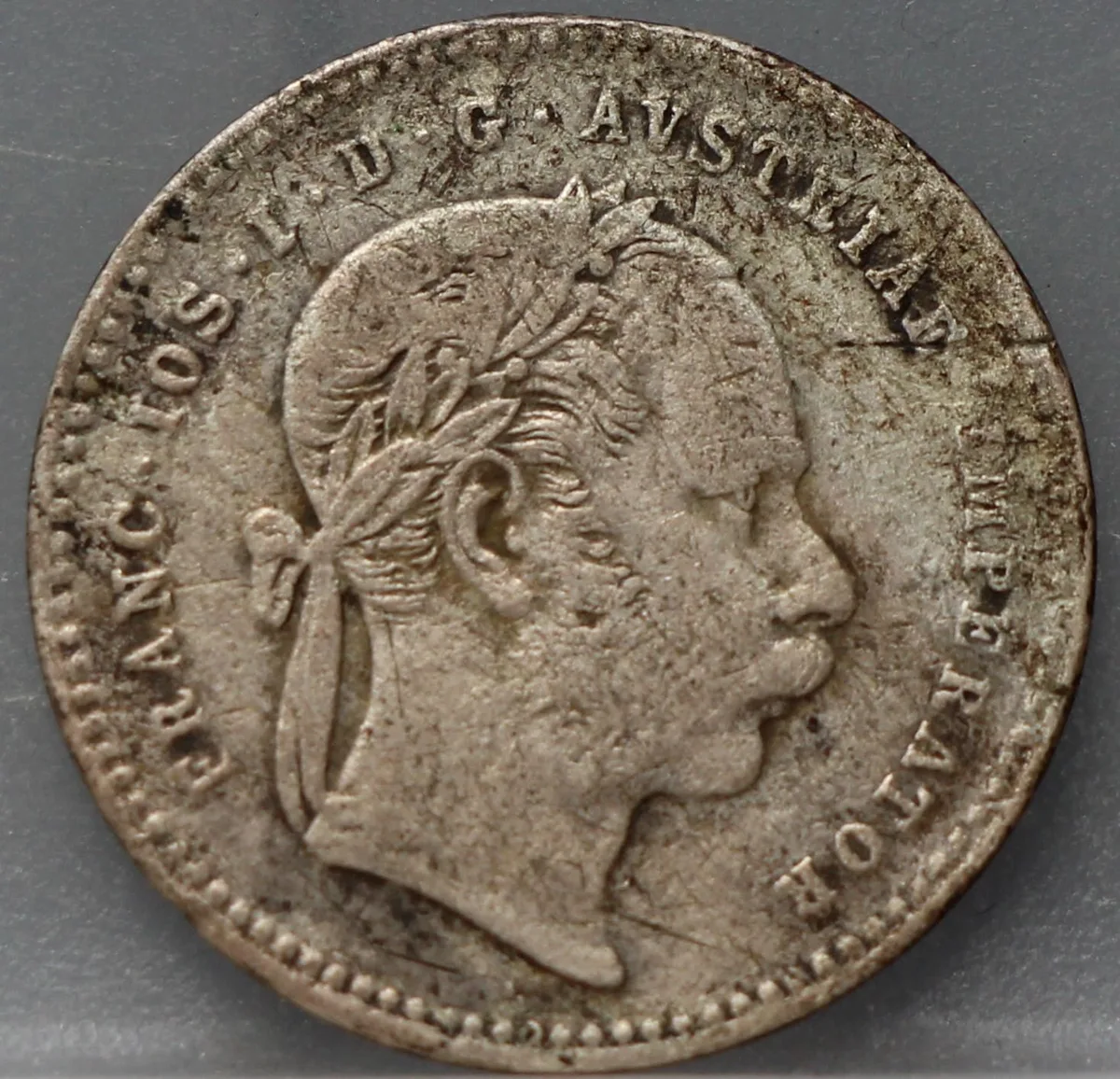 20 Kreuzer 1870 Oostenrijk Zilver voorzijde
